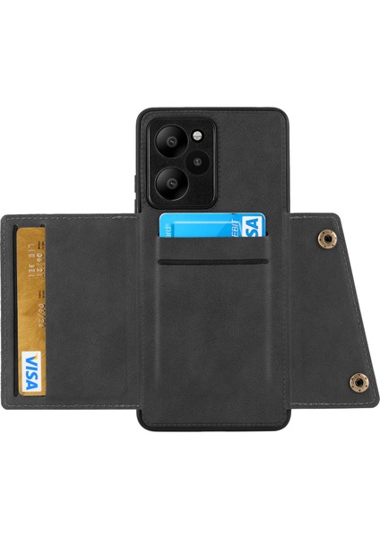 Xiaomi Poco X5 Pro 5g / Redmi Note 12 Pro Hız 5g / Redmi Note 12 Pro 5g Telefon Kılıf Anti-Drop Pu Deri Kaplamalı Tpu Kapağı (Yurt Dışından)