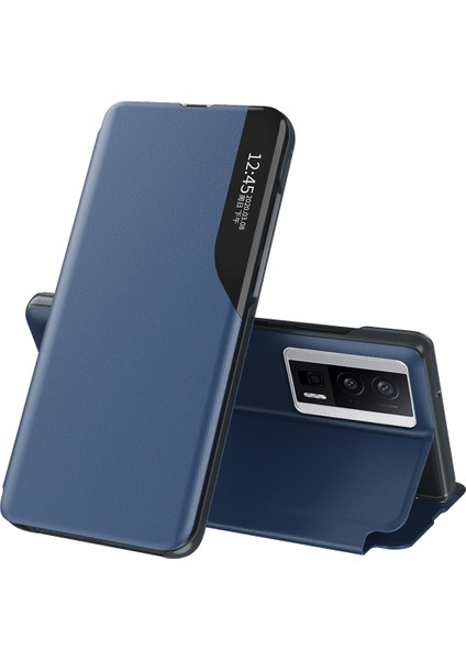 Xiaomi Poco F5 Pro 5g / Redmi K60 Pro 5g / K60 5g Cep Telefon Kılıfı Stand Pu Deri Kapak Görünüm Penceresi (Yurt Dışından)