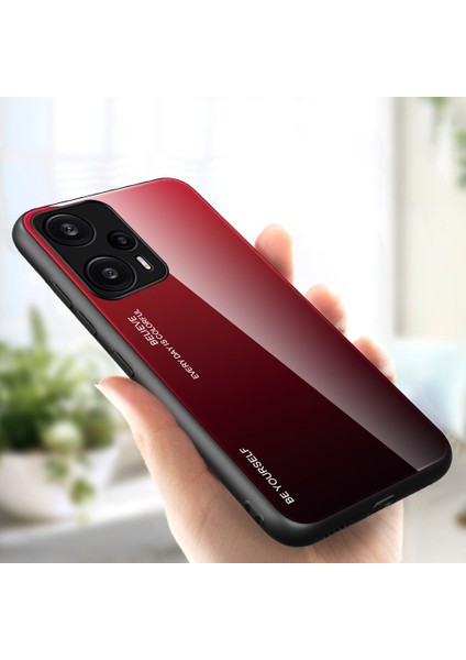 Xiaomi Redmi Note 12 Turbo / Poco F5 5g Gradyan Temsilli Cam Telefon Kılıfı Pc + Tpu Arka Kabuk (Yurt Dışından) indirimleri