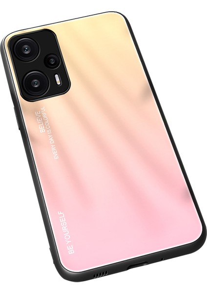 Xiaomi Redmi Note 12 Turbo / Poco F5 5g Gradyan Temsilli Cam Telefon Kılıfı Pc + Tpu Arka Kabuk (Yurt Dışından)