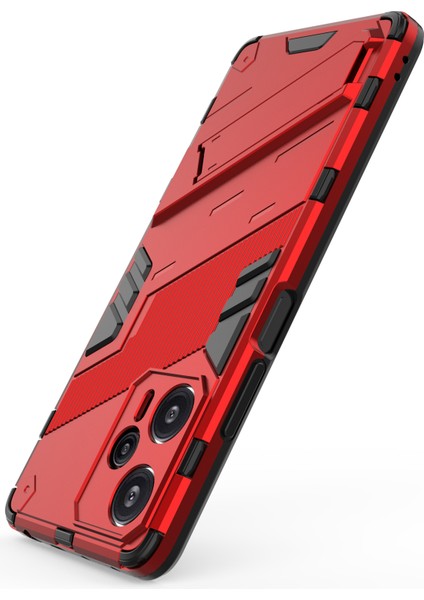 Xiaomi Redmi Note 12 Turbo / Poco F5 5g Sabit Pc + Esnek Tpu Telefon Kılıfı Kickstand Shockproof Cover (Yurt Dışından) fırsatları