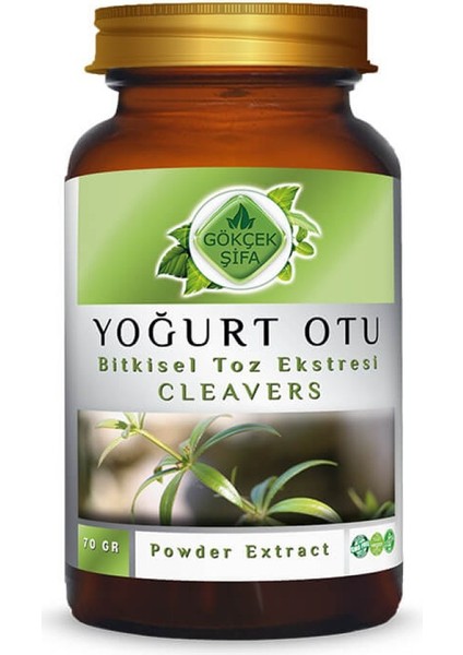 Yoğurt Otu Toz Ekstresi (Asterophyllum Aparine) 70 gr Cam Kavanoz