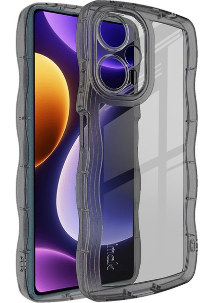 Xiaomi Redmi Note 12 Turbo / Poco F5 5g Dalgalı Şekil Kenar Anti-Düşme Tpu Telefon Kılıfı (Yurt Dışından)
