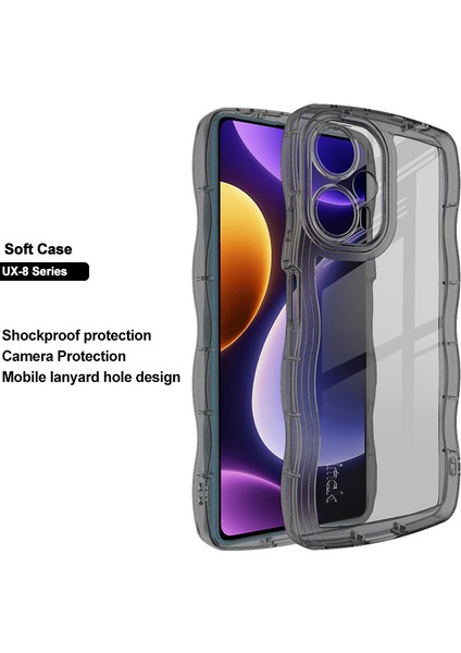 Xiaomi Redmi Note 12 Turbo / Poco F5 5g Dalgalı Şekil Kenar Anti-Düşme Tpu Telefon Kılıfı (Yurt Dışından) fiyatları