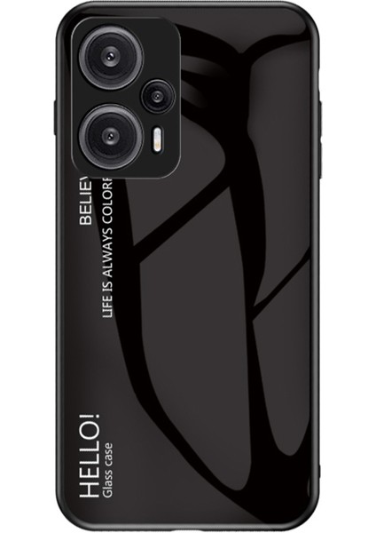 Xiaomi Redmi Note 12 Turbo / Poco F5 5g Ince Telefon Kılıfı Pc + Tpu + Temperli Cam Şok Geçirmez Kapak (Yurt Dışından)