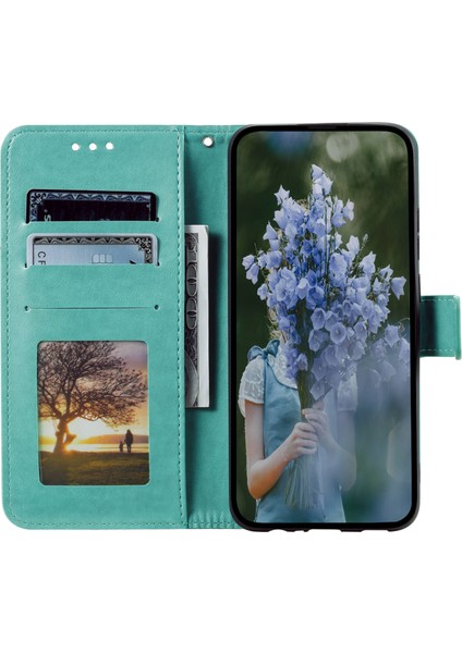 Xiaomi Redmi Not 12S 4g Pu Deri Cüzdan Telefon Kılıf Mandala Çiçek Baskı Anti-Drop Stand Kapağı (Yurt Dışından)
