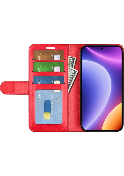 Lr Joyful Xiaomi Redmi Note 12 Turbo / Poco F5 5g Pu Deri Telefon Kapağı Çılgın At Doku Cüzdan Stand Kılıfı (Yurt Dışından)