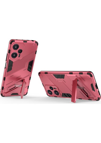 Xiaomi Redmi Note 12 Turbo / Poco F5 5g Sabit Pc + Esnek Tpu Telefon Kılıfı Kickstand Shockproof Cover (Yurt Dışından) modelleri