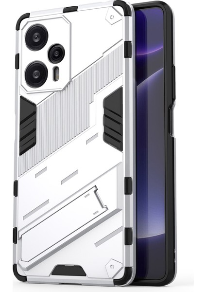 Xiaomi Redmi Note 12 Turbo / Poco F5 5g Sabit Pc + Esnek Tpu Telefon Kılıfı Kickstand Shockproof Cover (Yurt Dışından)