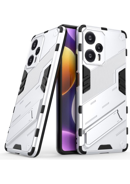 Xiaomi Redmi Note 12 Turbo / Poco F5 5g Sabit Pc + Esnek Tpu Telefon Kılıfı Kickstand Shockproof Cover (Yurt Dışından) indirimleri