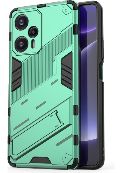 Xiaomi Redmi Note 12 Turbo / Poco F5 5g Sabit Pc + Esnek Tpu Telefon Kılıfı Kickstand Shockproof Cover (Yurt Dışından)
