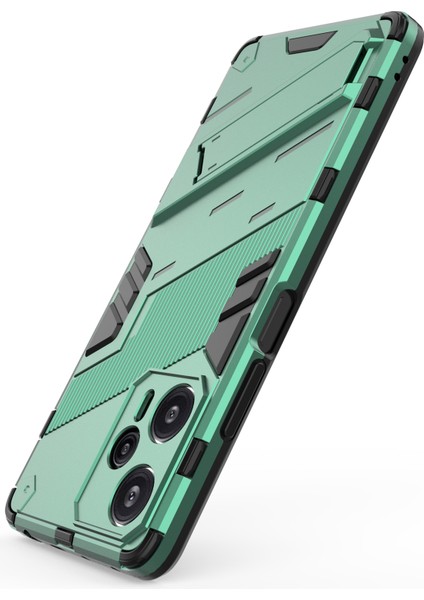 Xiaomi Redmi Note 12 Turbo / Poco F5 5g Sabit Pc + Esnek Tpu Telefon Kılıfı Kickstand Shockproof Cover (Yurt Dışından) fırsatları