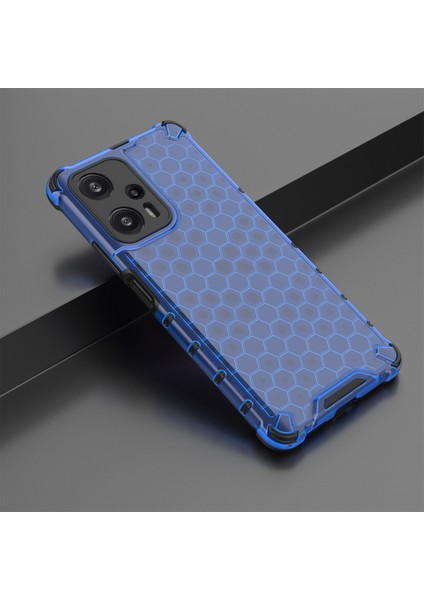 Xiaomi Redmi Note 12 Turbo / Poco F5 5g Honeycomb Doku Telefon Kılıfı Tpu+Pc Önleme Anti-Drop Akıllı Telefon Kapağı (Yurt Dışından) modelleri
