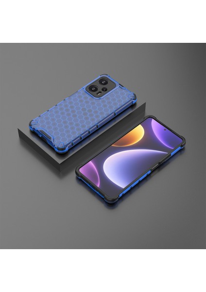 Xiaomi Redmi Note 12 Turbo / Poco F5 5g Honeycomb Doku Telefon Kılıfı Tpu+Pc Önleme Anti-Drop Akıllı Telefon Kapağı (Yurt Dışından) fırsatları