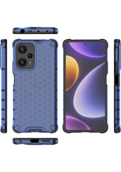 Xiaomi Redmi Note 12 Turbo / Poco F5 5g Honeycomb Doku Telefon Kılıfı Tpu+Pc Önleme Anti-Drop Akıllı Telefon Kapağı (Yurt Dışından) indirimleri