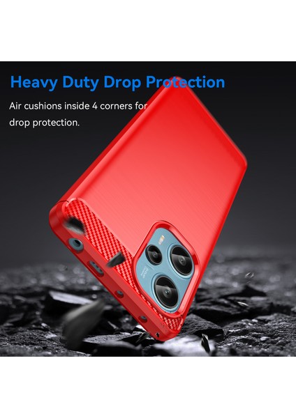 Xiaomi Redmi Note 12 Turbo / Poco F5 5g Karbon Fiber Doku Fırçalanmış Kasa Tpu Kapağı (Yurt Dışından) fırsatları