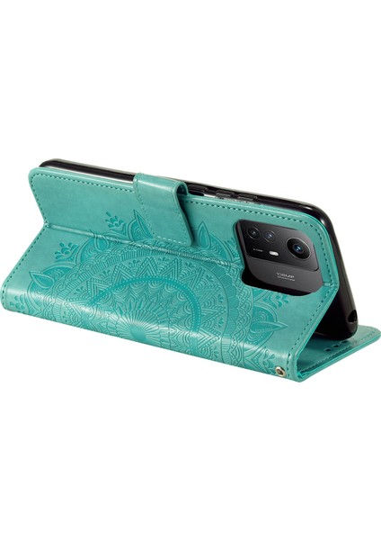 Xiaomi Redmi Not 12S 4g Pu Deri Cüzdan Telefon Kılıf Mandala Çiçek Baskı Anti-Drop Stand Kapağı (Yurt Dışından) fırsatları