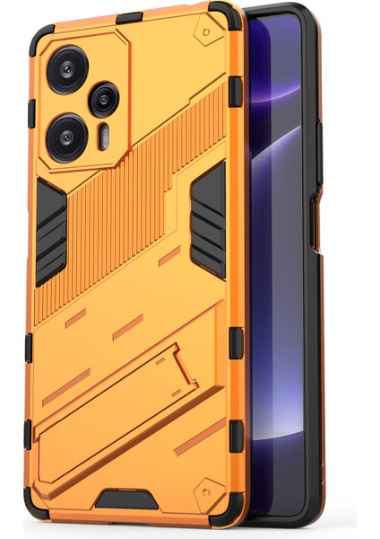 Xiaomi Redmi Note 12 Turbo / Poco F5 5g Sabit Pc + Esnek Tpu Telefon Kılıfı Kickstand Shockproof Cover (Yurt Dışından)