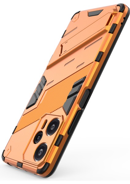 Xiaomi Redmi Note 12 Turbo / Poco F5 5g Sabit Pc + Esnek Tpu Telefon Kılıfı Kickstand Shockproof Cover (Yurt Dışından) fırsatları