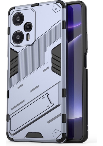 Xiaomi Redmi Note 12 Turbo / Poco F5 5g Sabit Pc + Esnek Tpu Telefon Kılıfı Kickstand Shockproof Cover (Yurt Dışından)