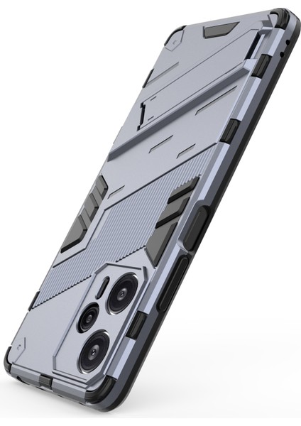 Xiaomi Redmi Note 12 Turbo / Poco F5 5g Sabit Pc + Esnek Tpu Telefon Kılıfı Kickstand Shockproof Cover (Yurt Dışından) fırsatları