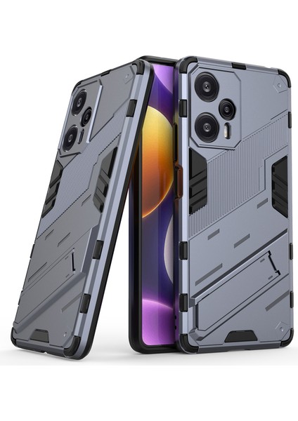 Xiaomi Redmi Note 12 Turbo / Poco F5 5g Sabit Pc + Esnek Tpu Telefon Kılıfı Kickstand Shockproof Cover (Yurt Dışından) indirimleri