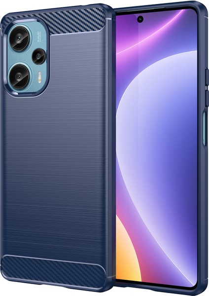 Xiaomi Redmi Note 12 Turbo / Poco F5 5g Karbon Fiber Doku Fırçalanmış Kasa Tpu Kapağı (Yurt Dışından)