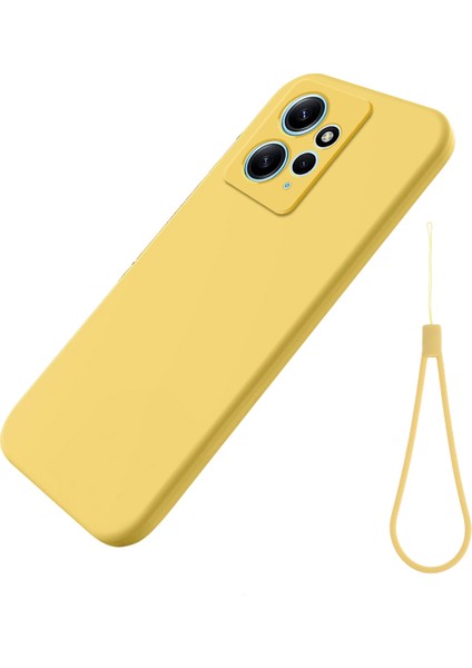 Xiaomi Redmi Telefon Kılıfı Not 12 4g, Sıvı Silikon Yumuşak Astar Damla Geçirmez Kapak (Yurt Dışından)