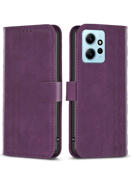 Xiaomi Anti-Çizik Flip Kapak Note 12 4g Baskı Desen Standı Cüzdan Telefon Deri Çantası (Yurt Dışından)