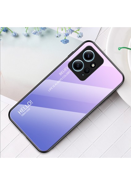 Xiaomi Redmi Note 12 4g Telefon Kılıfı Temperli Cam+Pc+Tpu Gradyan Cep Telefonu Kapağı (Yurt Dışından) indirimleri