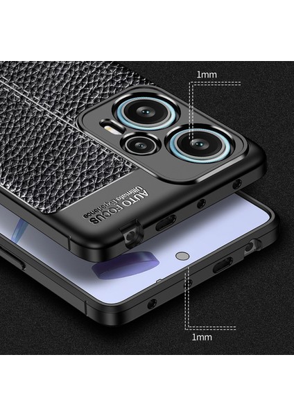 Xiaomi Redmi Note 12 Turbo Esnek Tpu Telefon Kapağı Litchi Doku Koruyucu Telefon Kılıfı (Yurt Dışından) fırsatları