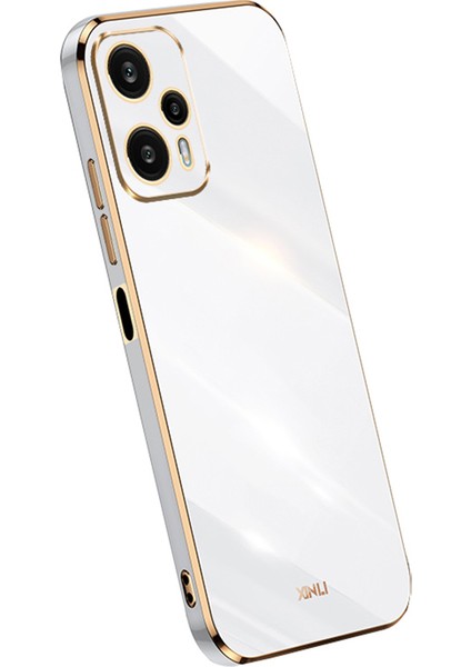 Xiaomi Redmi Note 12 Turbo / Poco F5 5g Hassas Lens Kesim Tpu Telefon Kılıfı Elektrokaplanmış Damla Geçirmez Kapak (Yurt Dışından)