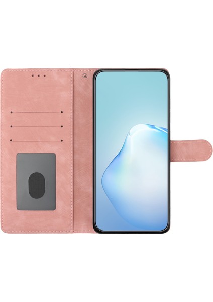 Xiaomi Redmi Note 11 Pro 4g (Mediatek) / 11 Pro 5g (Qualcomm) / 12 Pro 4g Düz Renkli Deri Cüzdan Kapağı Cilt-Dokunuşlu Stand Telefon Kılıfı (Yurt Dışından)