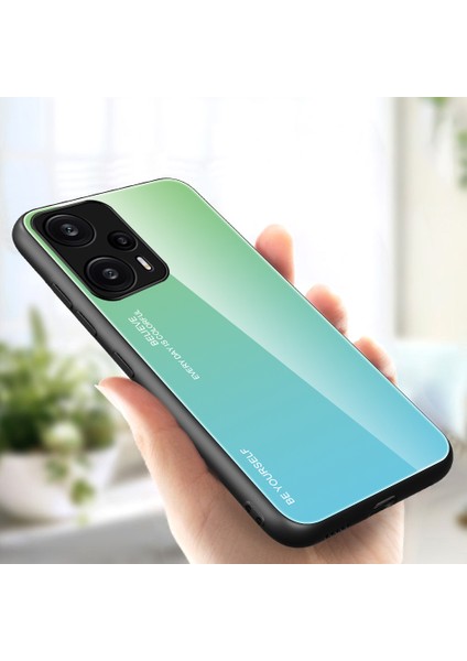Xiaomi Redmi Note 12 Turbo / Poco F5 5g Gradyan Temsilli Cam Telefon Kılıfı Pc + Tpu Arka Kabuk (Yurt Dışından) indirimleri
