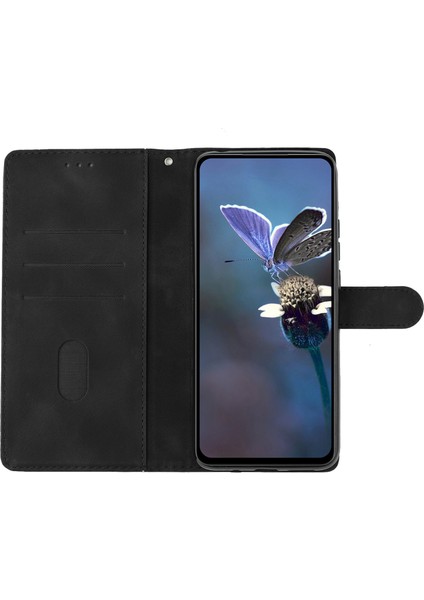 Xiaomi Redmi Note 12 5g (Global) / Poco X5 5g Deri Telefon Kılıfı Cüzdan Çiçek Baskı Stand Kapağı (Yurt Dışından)