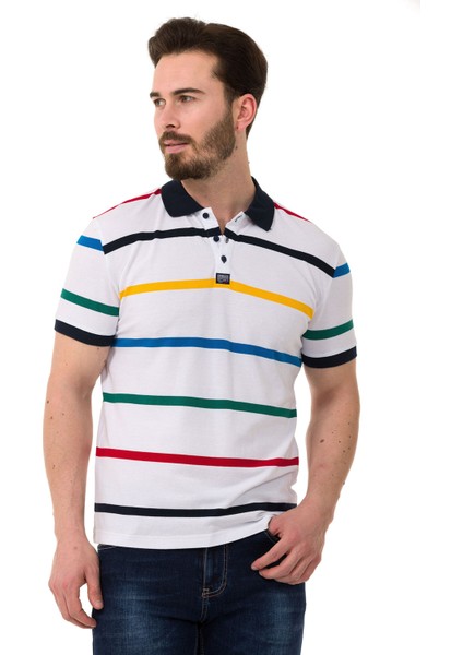 CT749 White Erkek Tshirt