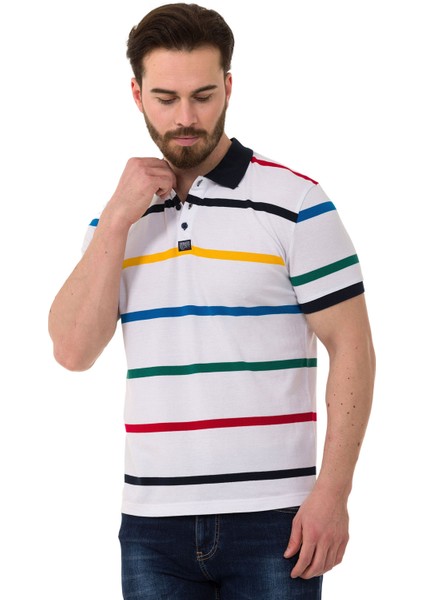 CT749 White Erkek Tshirt