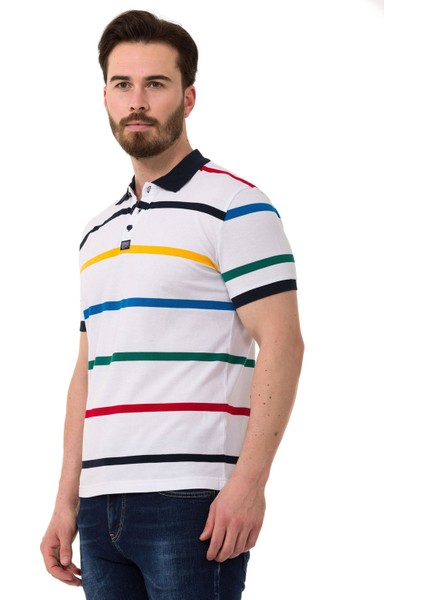 CT749 White Erkek Tshirt