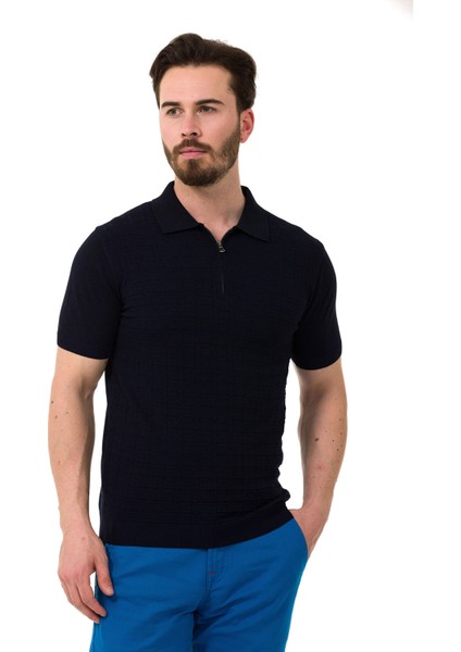 CT752 Mavi Erkek Tshirt