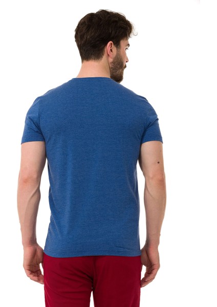CT773 Mavi Erkek Tshirt modelleri
