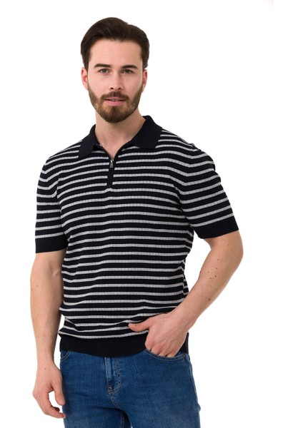 CT751 Mavi Erkek Tshirt