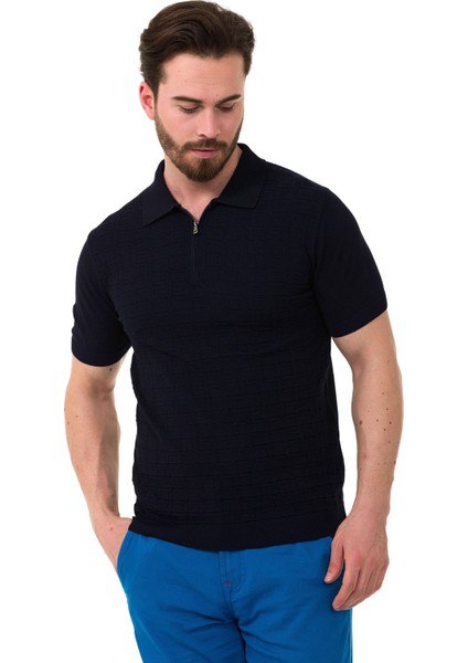 CT752 Mavi Erkek Tshirt