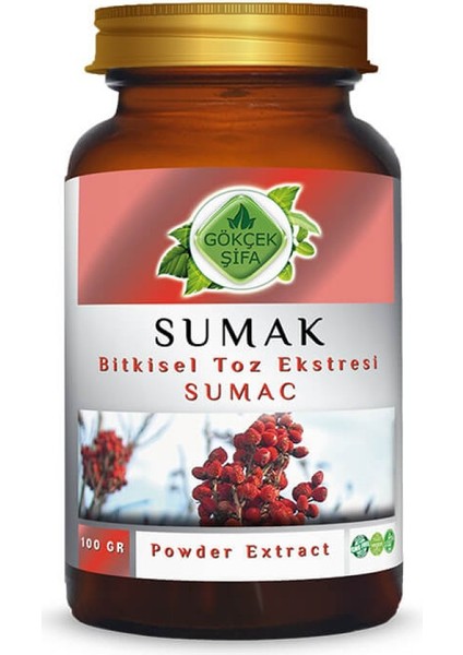 Sumak Toz Ekstresi 100 Gr. Cam Kavanoz