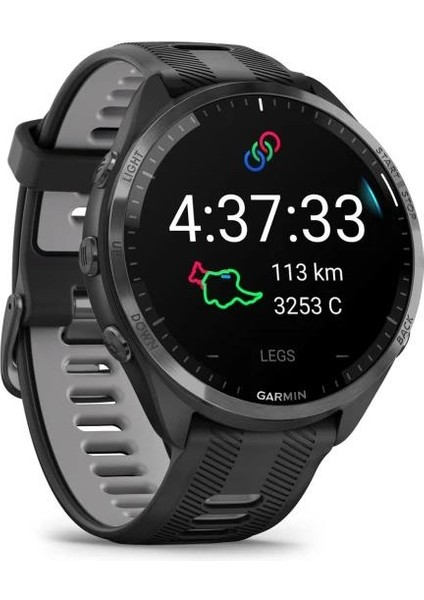 Forerunner 965 - Karbon Gri Dlc Titanyum Siyah | Gri
