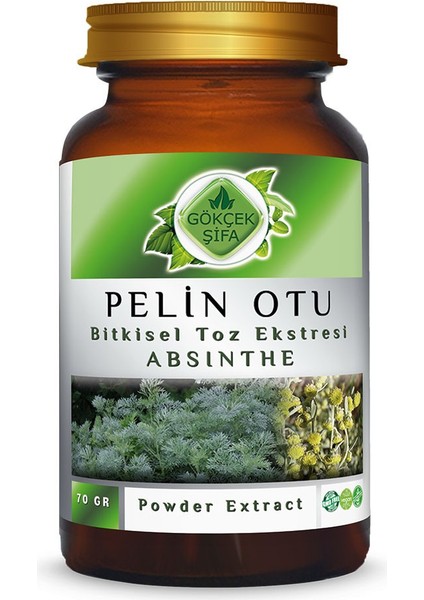 Pelin Otu Toz Ekstresi 70 gr Cam Kavanoz