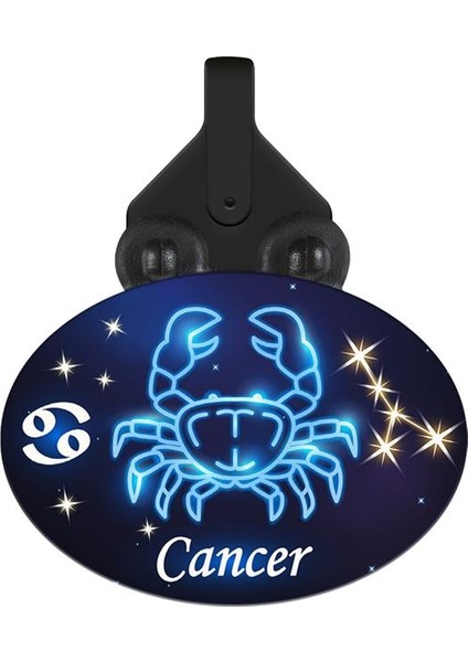 Cancer (Yengeç) Siyah Charm Ayakkabı Aksesuarı