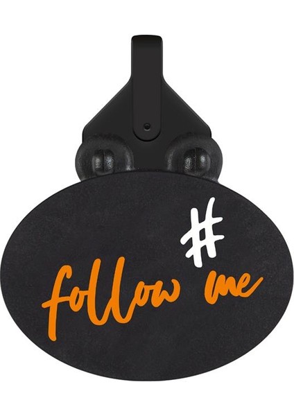 Follow Me Siyah Charm Ayakkabı Aksesuarı