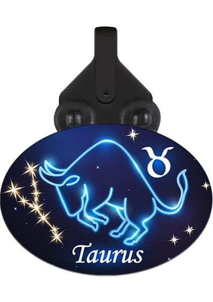 Taurus (Boğa) Siyah Charm Ayakkabı Aksesuarı