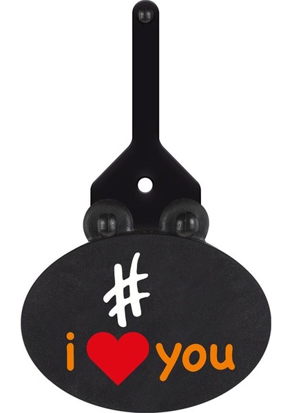 I Love You Siyah Charm Ayakkabı Aksesuarı fiyatları