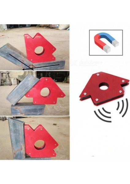 3'lü Set Manyetik Açılı Kaynak Tutucu Mıknatıs Manyetik Gönye Kaynak Gönyesi 25LBS-50LBS-75LBS modelleri